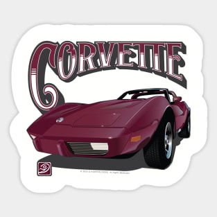 Corvette Classic Sticker